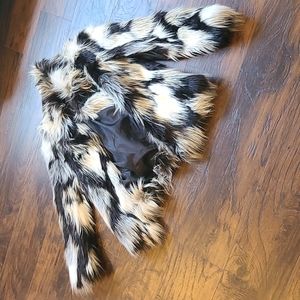 H&M faux fur jacket